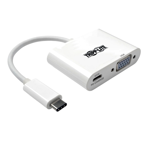 Tripp Lite: USB C to VGA adapter with 60W PD Charging, 1080P - Picture 1 of 4